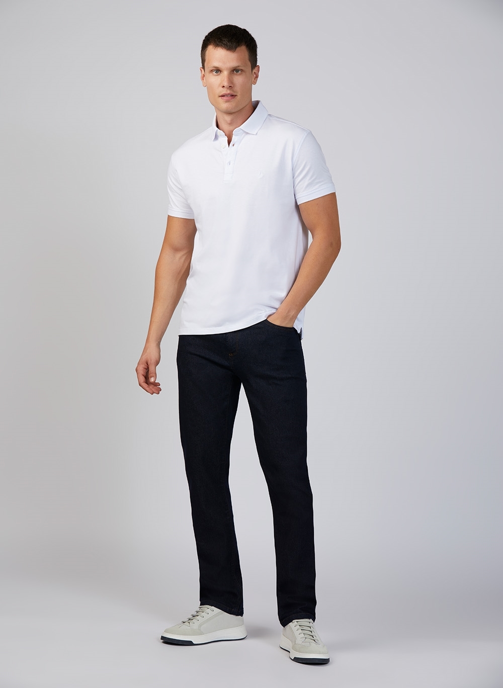 Polo Dudalina Mc Slim Cotton Masculina Dudalina Loja Online