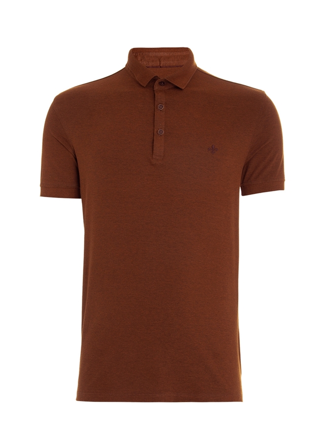 Polo Dudalina Mc Eco Tingimento Caf Masculina Polo