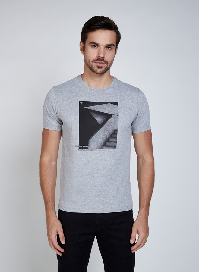 Camiseta Intersection Dudalina Masculina 08 77 1260 Camiseta