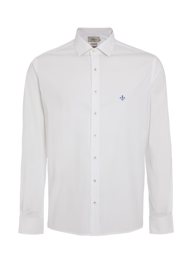 Camisa Slim Maquinetada Dudalina Masculina Camisa Slim