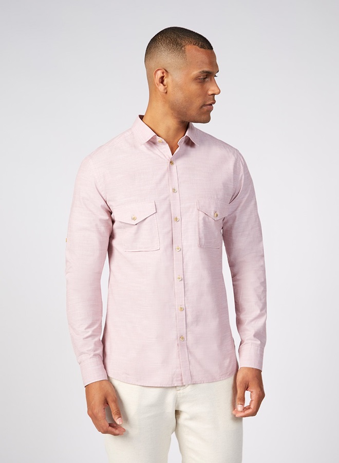 Camisa Slim Slub Dudalina Masculina Dudalina Loja Online