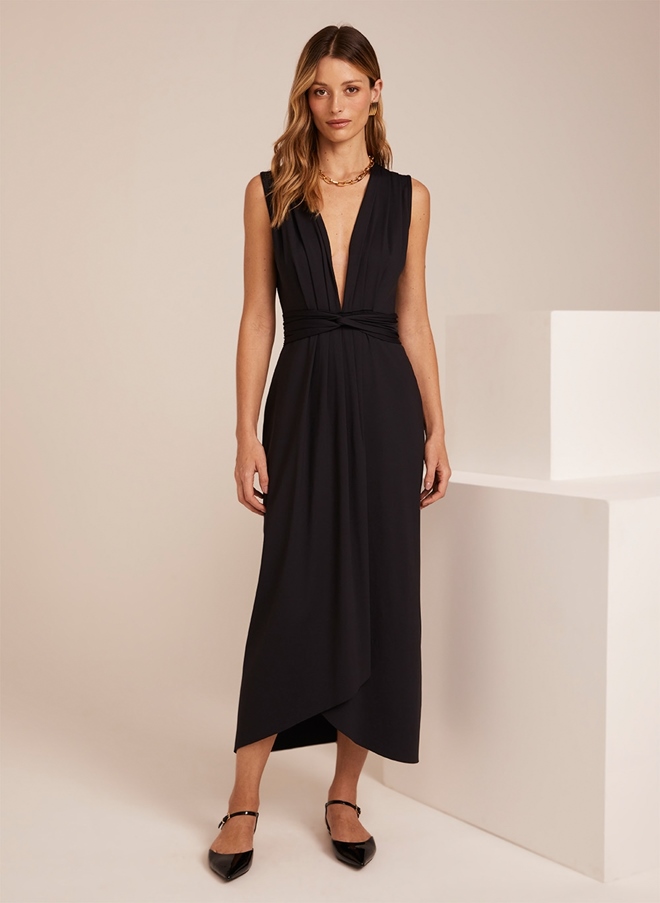 Vestido Le Lis Margot Midi Feminino Le Lis Loja Online