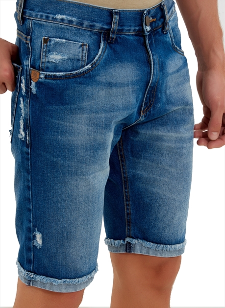 bermuda jeans masculina jhon jhon