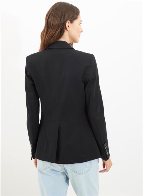 blazer alfaiataria feminino preto