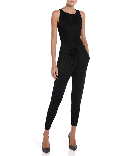 calça tricot feminina