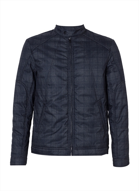 jaqueta bomber xadrez masculina