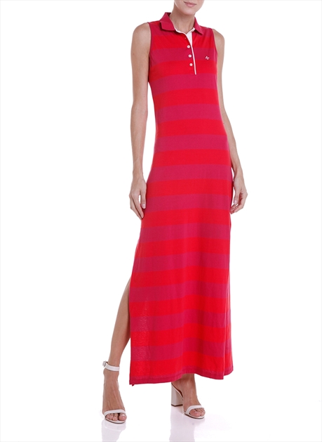 vestido estilo camisa polo