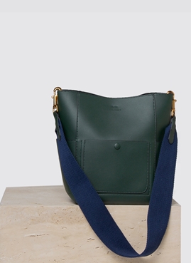 dark green coach bolsa