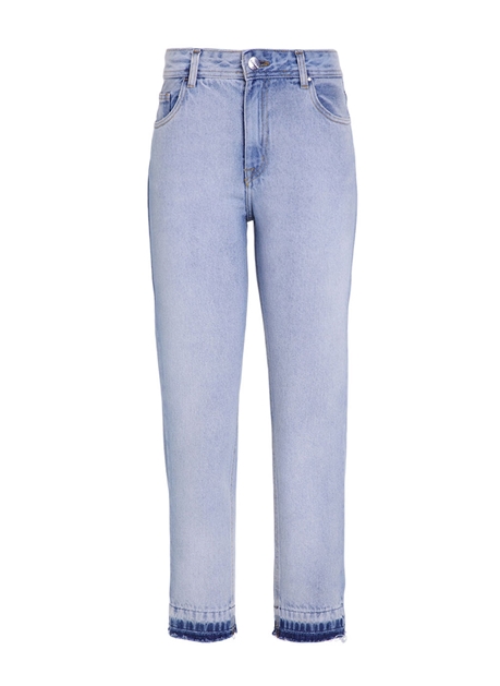 calça jeans straight feminina
