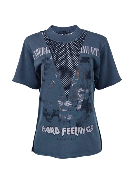 JOHN JOHN FEM Camiseta John John Hard Feelings Feminina (CINZA