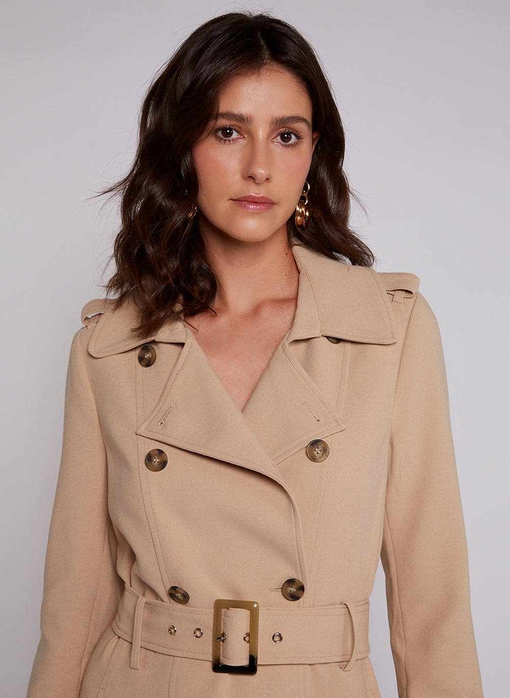 WOMEN FASHION Coats NO STYLE discount 66% Gray M Zara Trench coat 