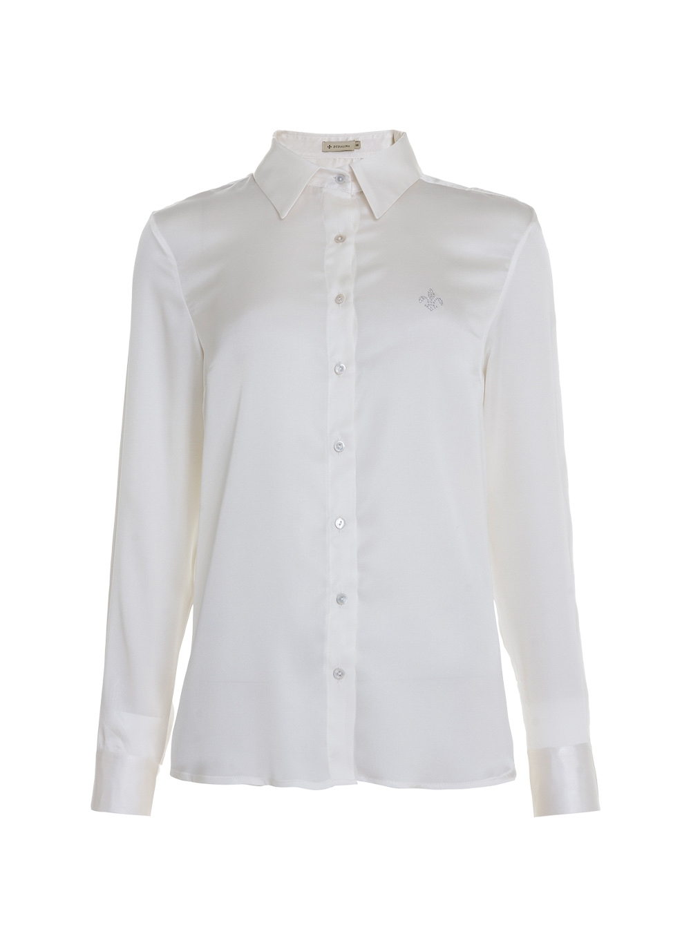 Camisa Dudalina Ml Seda Lisa Feminina 53.01.0720 - Camisa Dudalina Ml Seda  Lisa Feminina - DUDALINA FEM