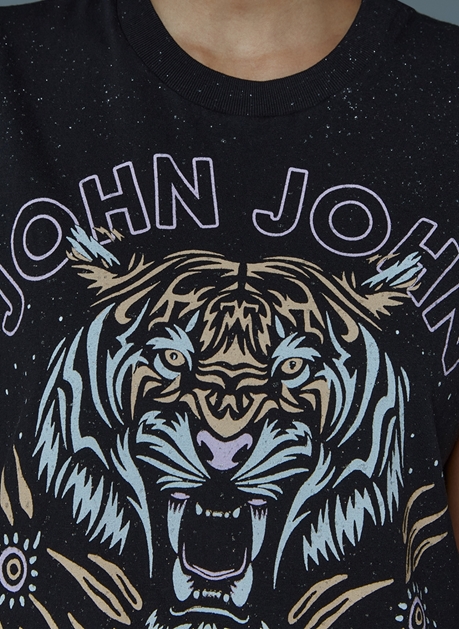 Camiseta Real Tigers John John Feminina 03.62.0258 - Camiseta Real Tigers John  John Feminina - JOHN JOHN FEM