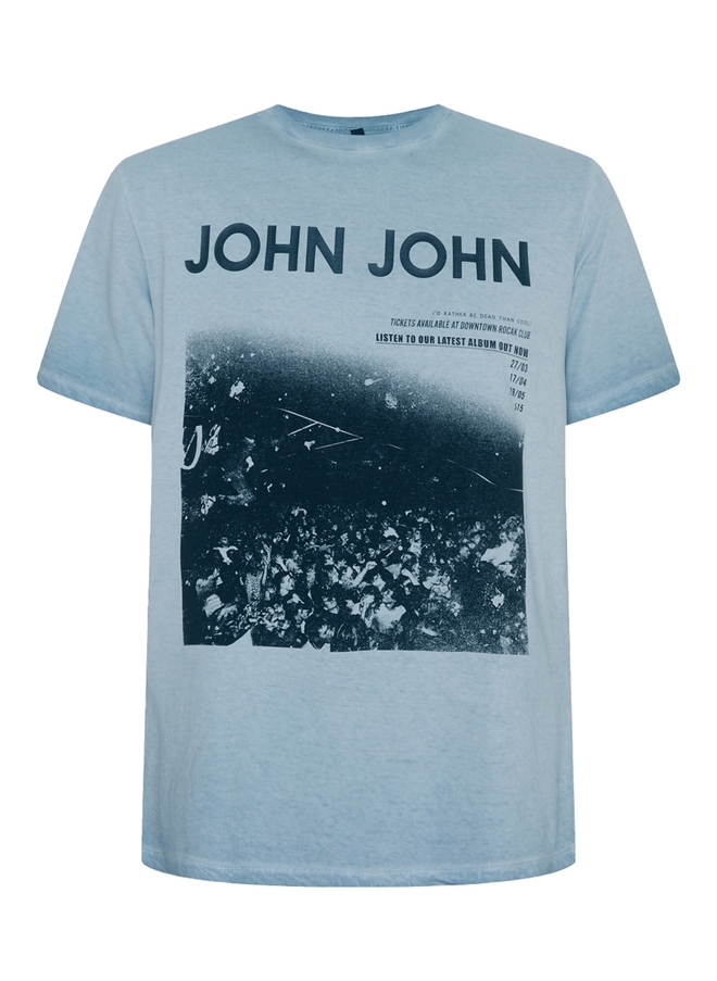 CAMISETA JOHN JOHN ROCK SHOW MASCULINA - Bampas