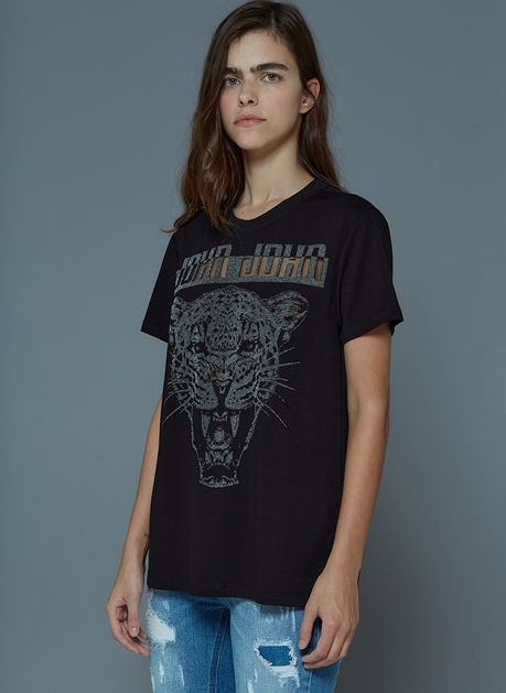 Camiseta Ampla Tiger John John Feminina - John John