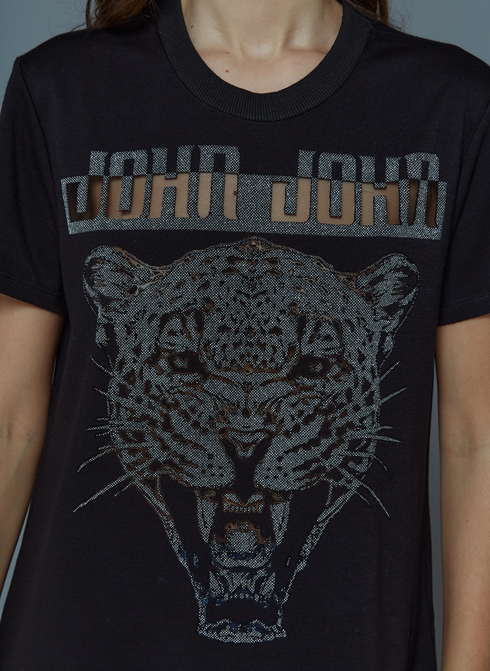 Camiseta John John Feminina - Preto