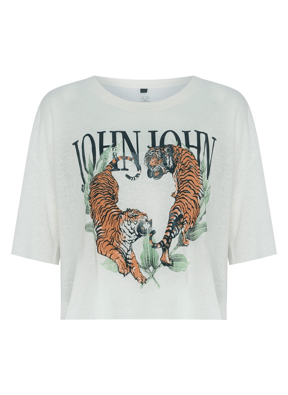 Camiseta Real Tigers John John Feminina 03.62.0258 - Camiseta Real Tigers John  John Feminina - JOHN JOHN FEM