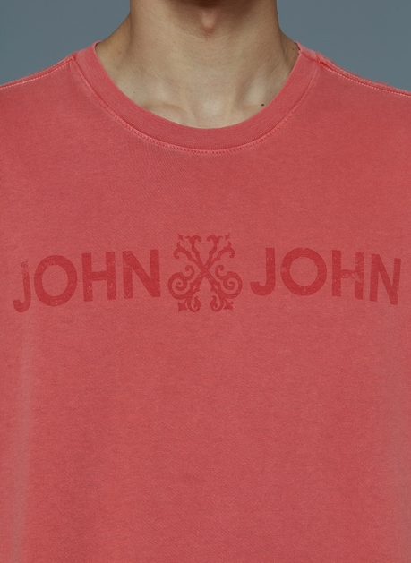 Camiseta John John Basic Masculina Azul Médio