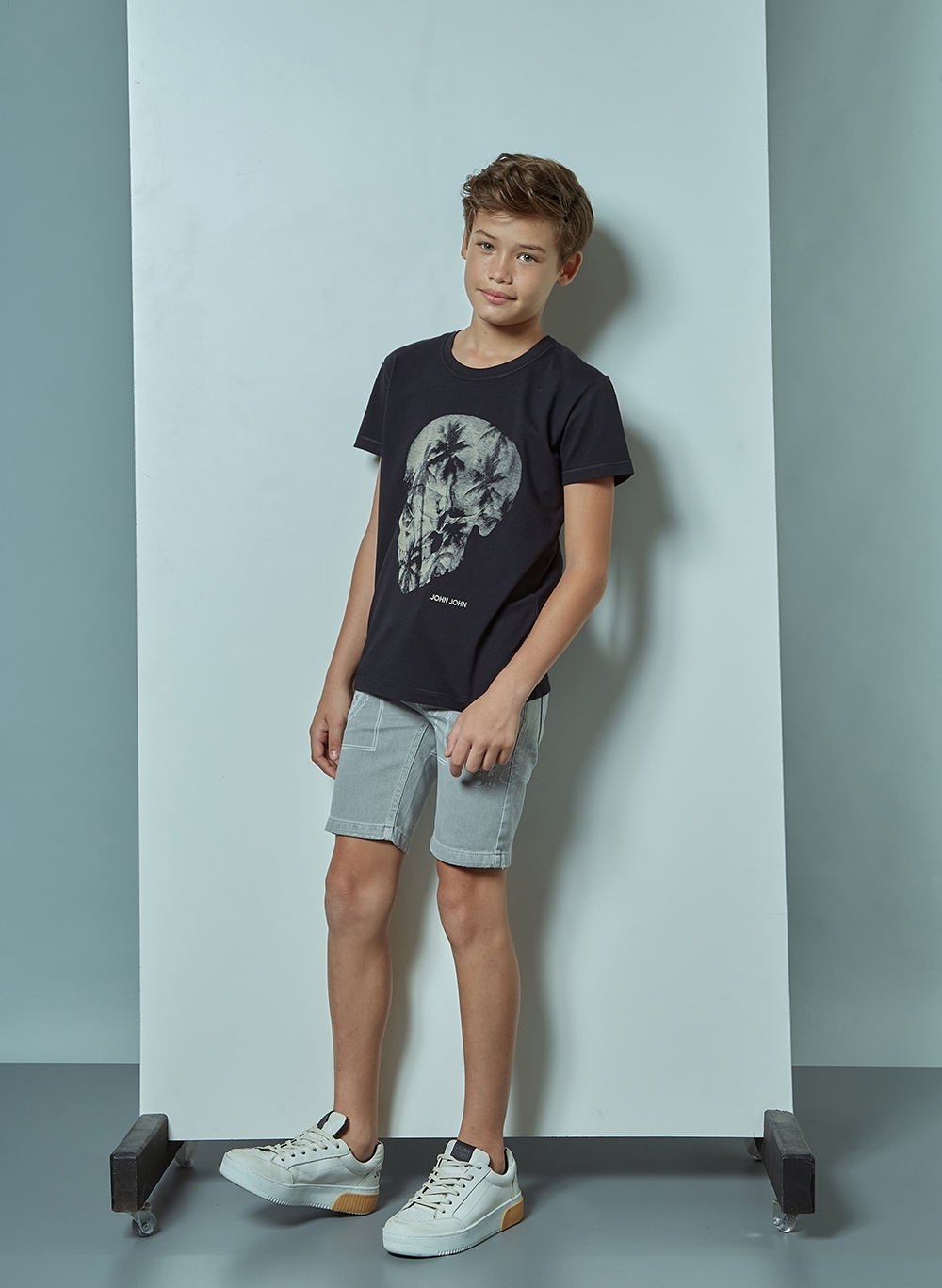 Camiseta John John Palms Kids Masculina 42.54.4911 - Camiseta John