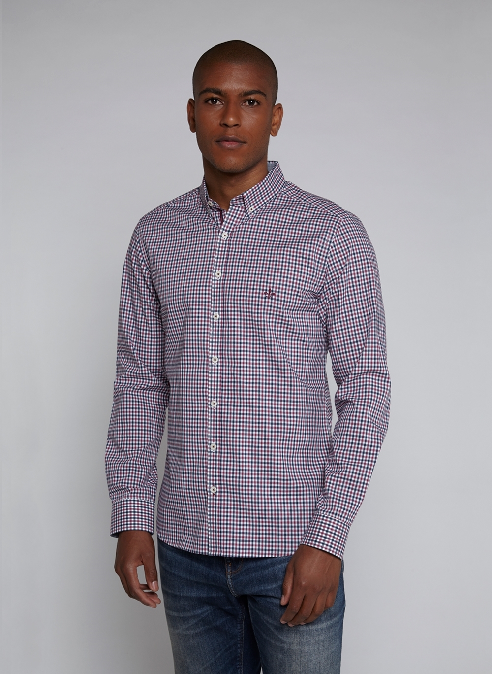 Camisa Concept Fio Tinto Xadrez Masculina Individual 53.04.2400