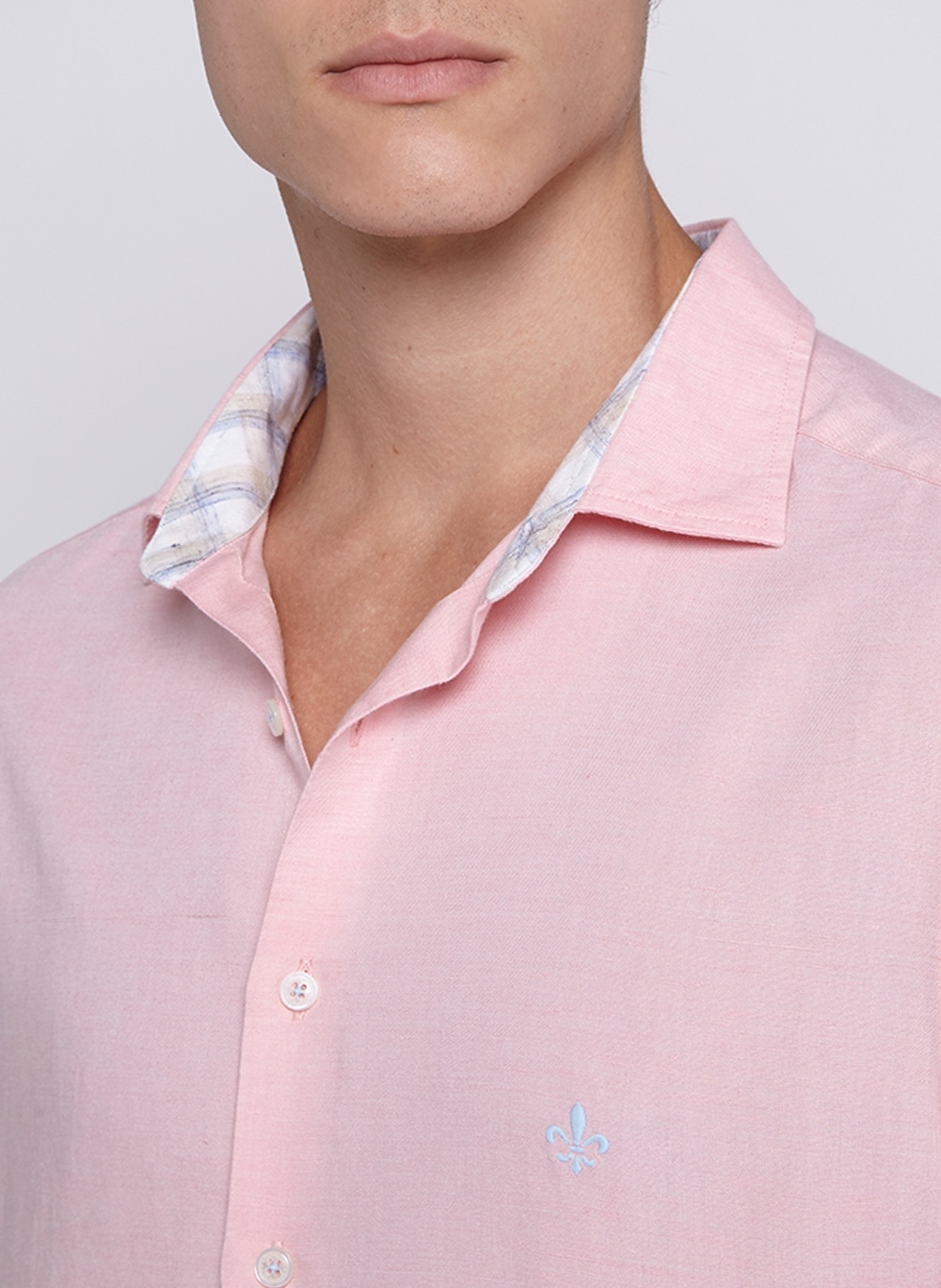 Camisa Lisa Linenblend Dudalina Masculina  - Dudalina | Loja  Online