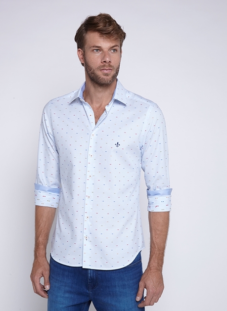 camisa jeans dudalina masculina