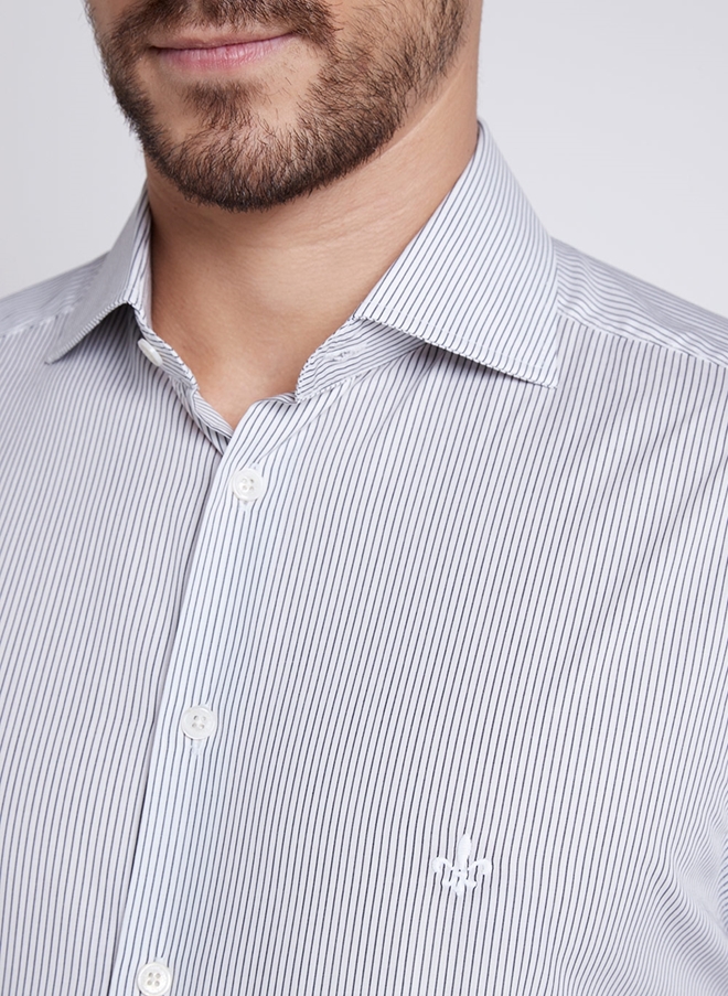 Camisa dudalina listrada masculina top