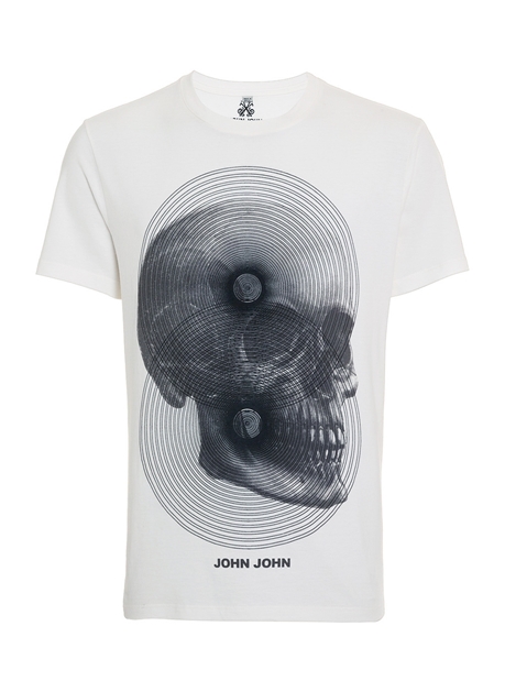 Camiseta John John Masculina Blue Skull Preta - Compre Agora