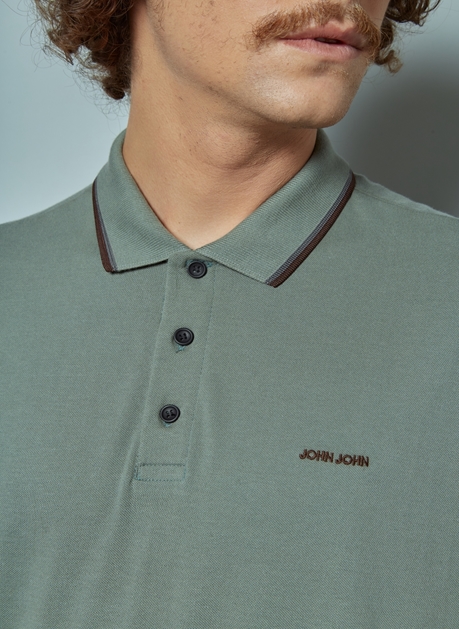 POLO TWO LINES BRANCA JOHN JOHN MASCULINA 86.01.0265