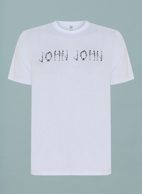Camiseta John John Masculina Regular City Branca - Branco