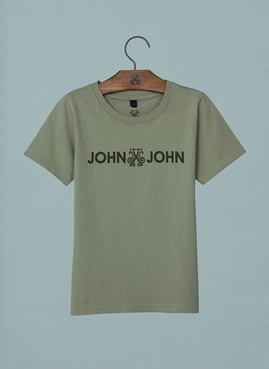 Camiseta John John Basic Masculina Azul Médio