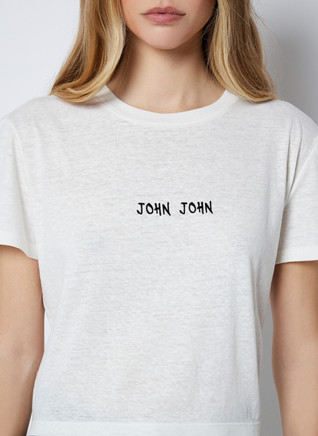 Camiseta John John Basic Off Feminina 03.02.1819 - Camiseta John