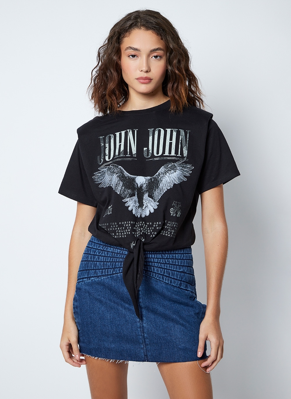 Camiseta John John Female Feminina - Dom Store Multimarcas Vestuário  Calçados Acessórios