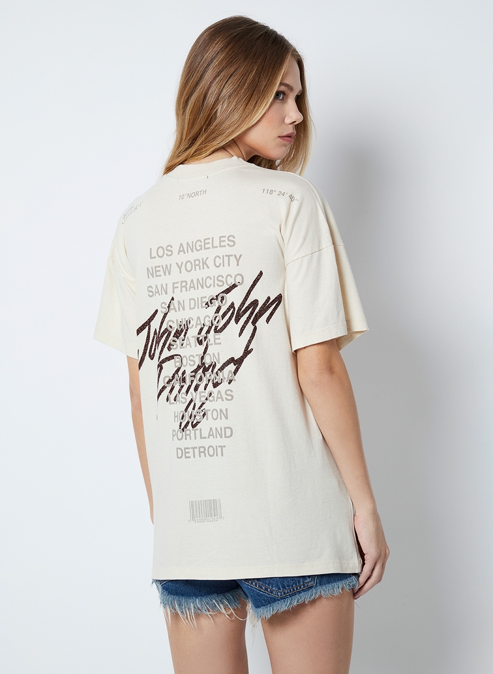 Camiseta John John Basic Off Feminina 03.02.1819 - Camiseta John