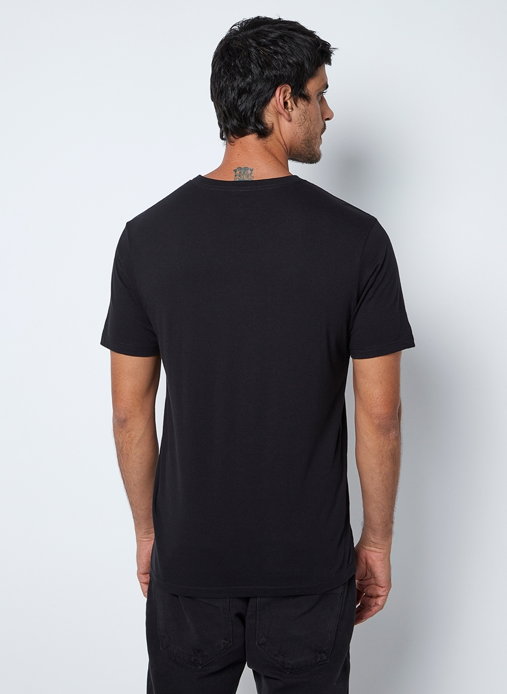 HFB Camiseta Masculina - Família é Tudo Igual - Preto - P 