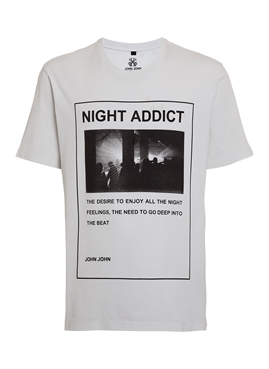 Camiseta Night Club John John Masculina 42.54.5196 - Camiseta Night Club John  John Masculina - JOHN JOHN MASC