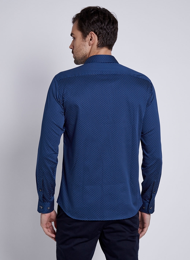 Camisa Comfort Stretch Dudalina Masculina 53.02.1318 - Camisa Comfort  Stretch Dudalina Masculina - DUDALINA MASC