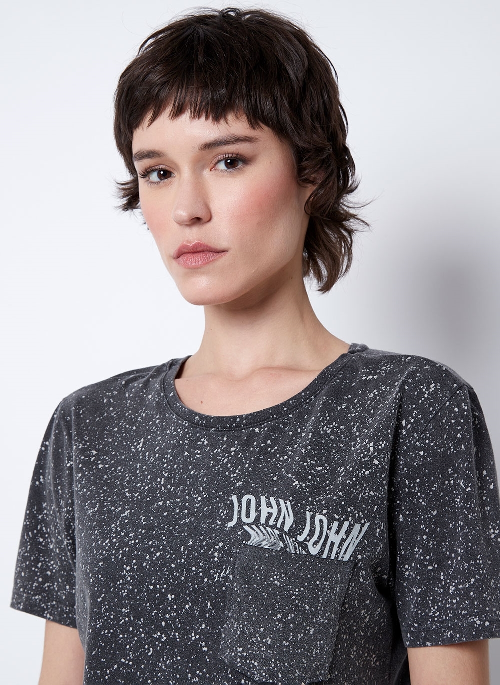 Camiseta John John High Tide Infantil - Preto