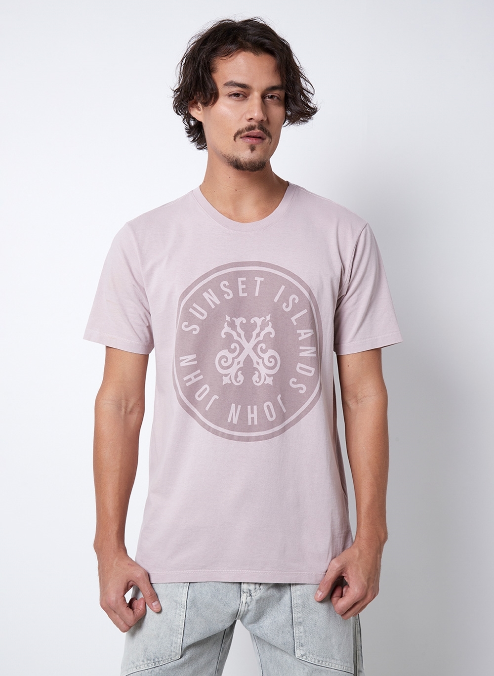 Camiseta John John Logo Masculina - Branco