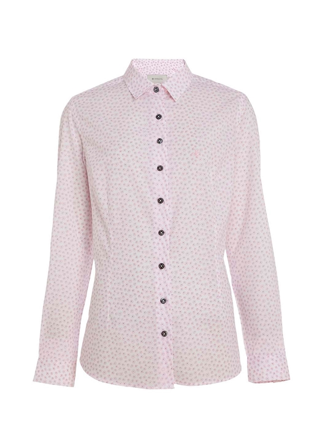 Camisa Slim Estampada Dudalina Feminina 53 02 1256 Camisa Slim Estampada Dudalina Feminina