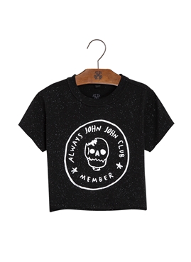 Camiseta John John High Tide Infantil - Preto