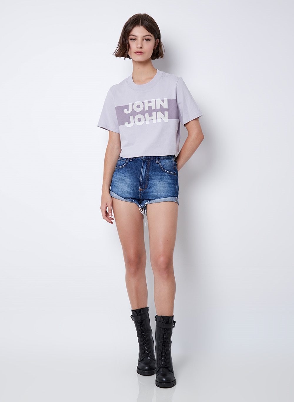 Camiseta John John Jj Lucy Feminina Off White Dom