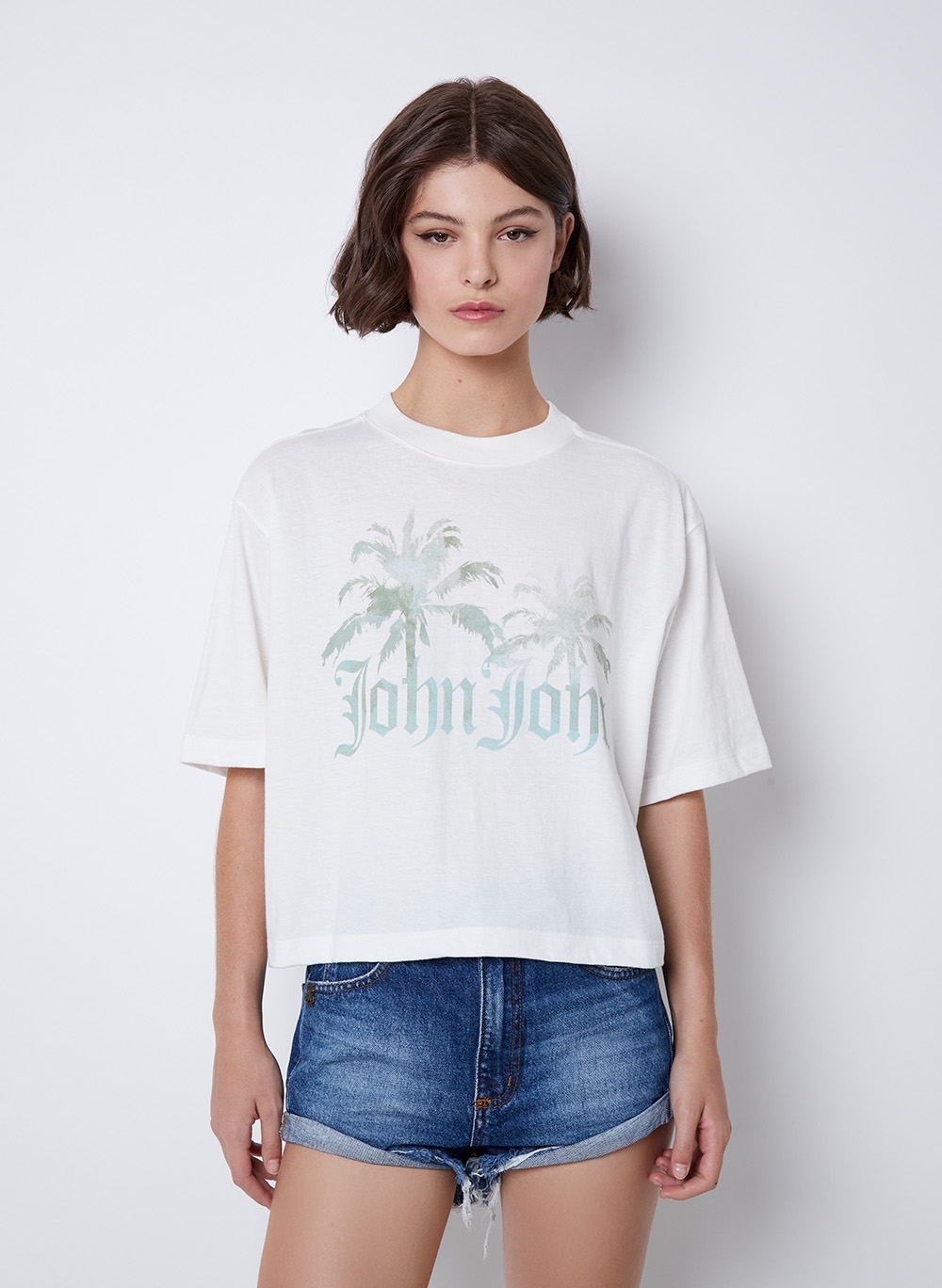 Camiseta John John Mix Feminina 03.62.0213 - Camiseta John John Mix Feminina  - JOHN JOHN FEM