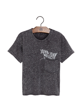 Camiseta John John High Tide Infantil - Preto