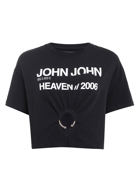 Camiseta John John No Mercy Feminina Preta - Compre Agora