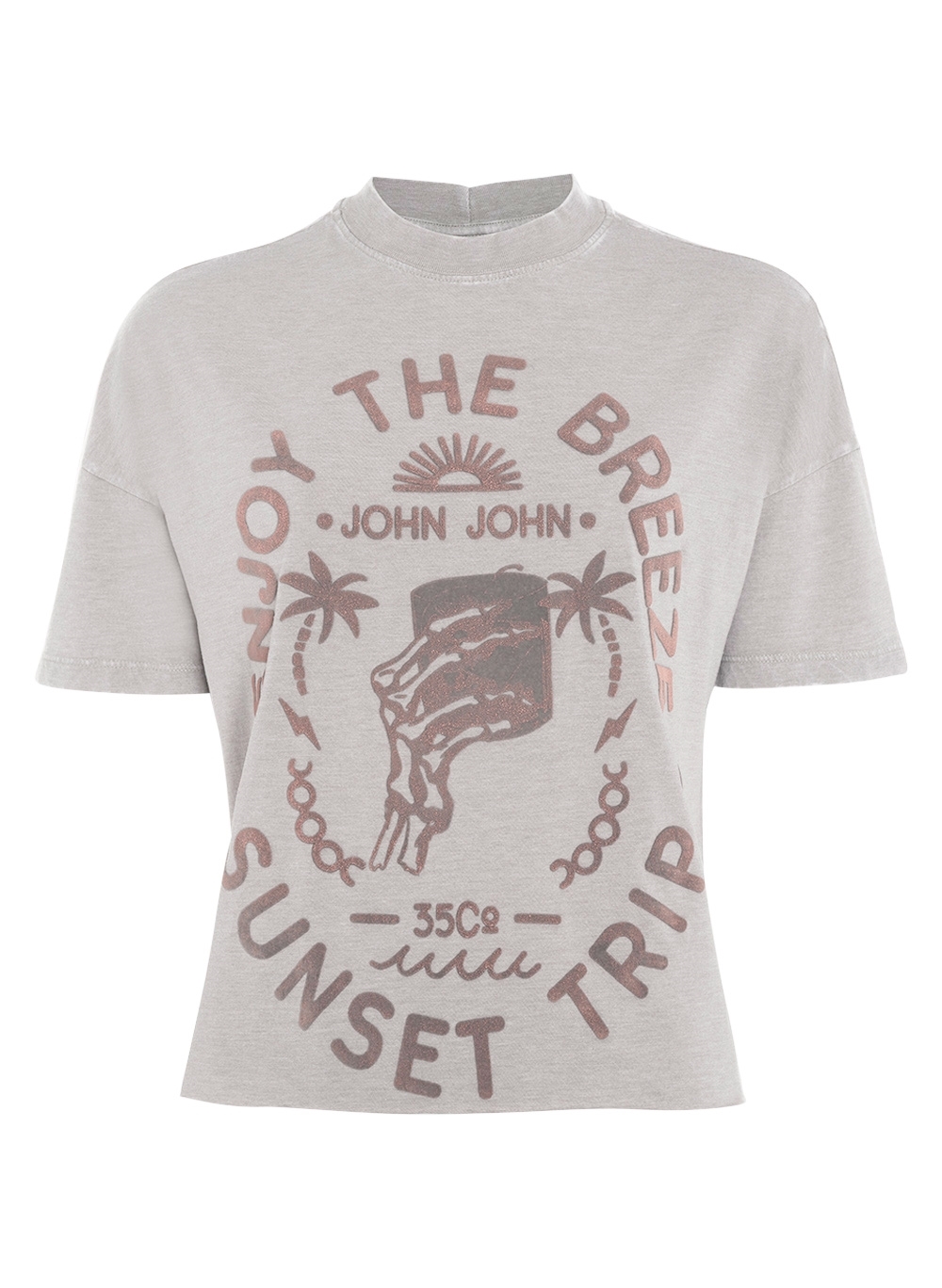 Camiseta John John Basic Off Feminina 03.02.1819 - Camiseta John