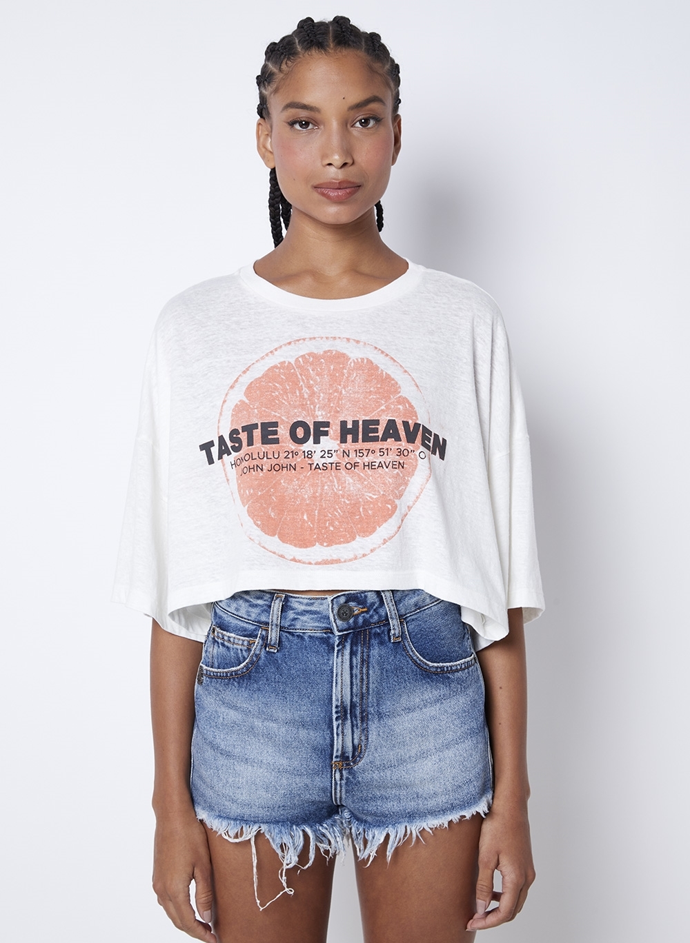 Camiseta John John Made In Heaven Feminina - Camiseta Feminina - Magazine  Luiza