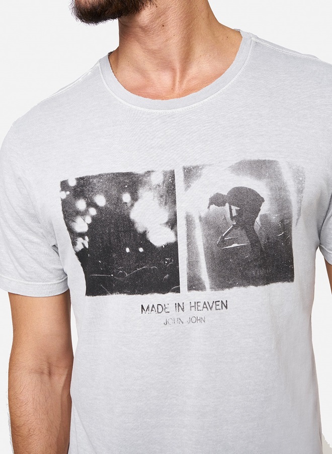 Camiseta Regular Fit Heaven Beach John John Masculina - John John