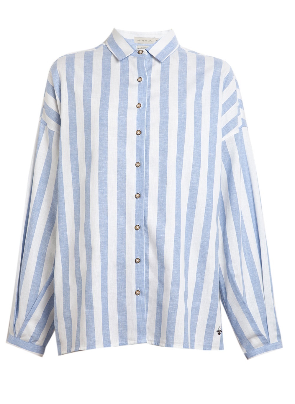 Camisa dudalina feminina listrada top