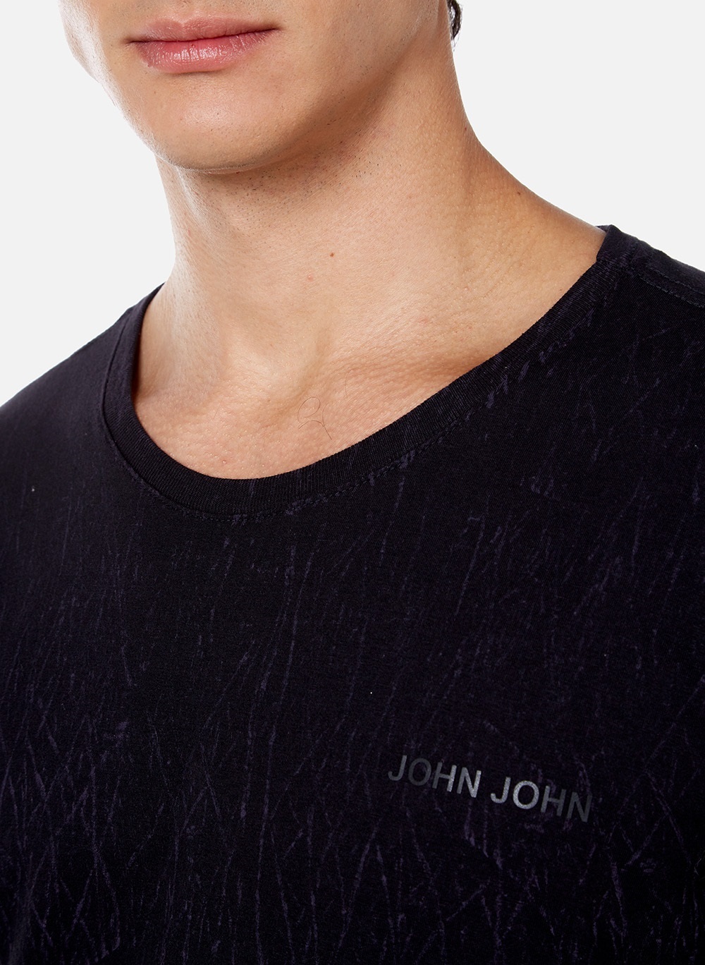 Camiseta John John Tecido Marmorizado Premium Slimm padrão :: clubejones